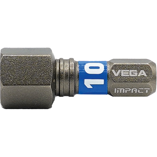 Impactech® Insert Bit, Hex, 10 mm, 1/4" Drive