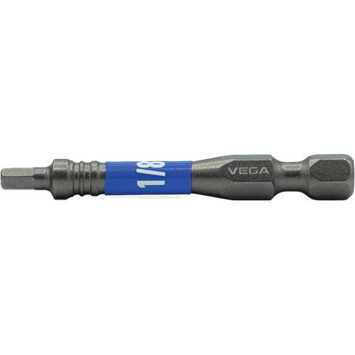 Impactech® Power Bit, Hex, 1/8" Tip, 1/4" Drive Size, 2" Length