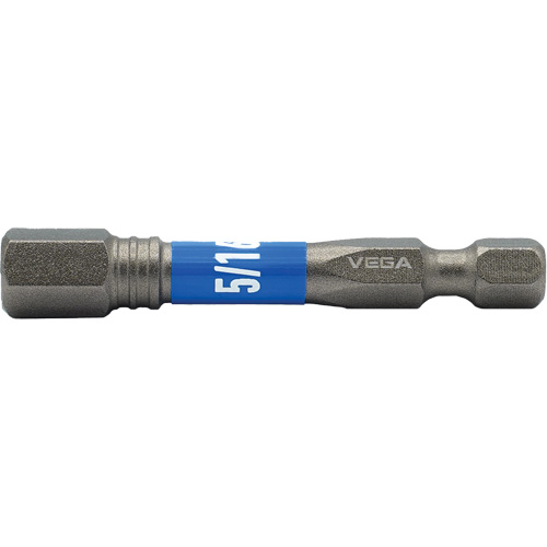 Impactech® Power Bit, Hex, 5/16" Tip, 1/4" Drive Size, 2" Length