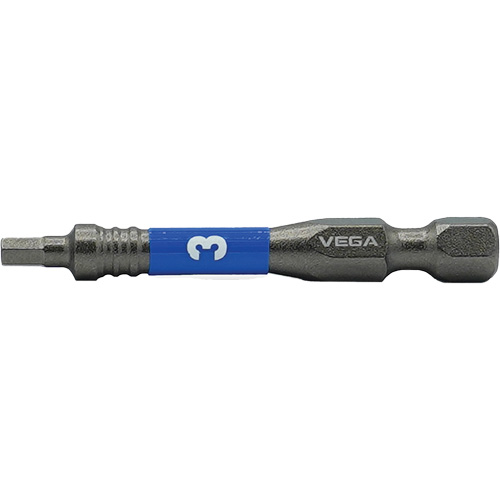 Impactech® Power Bit, Hex, 3 mm Tip, 1/4" Drive Size, 2" Length