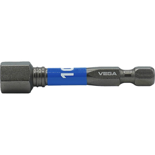 Impactech® Power Bit, Hex, 10 mm Tip, 1/4" Drive Size, 2" Length