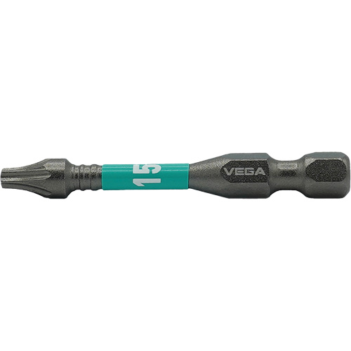 Impactech® Power Bit, Torx, T-15 Tip, 1/4" Drive Size, 2" Length
