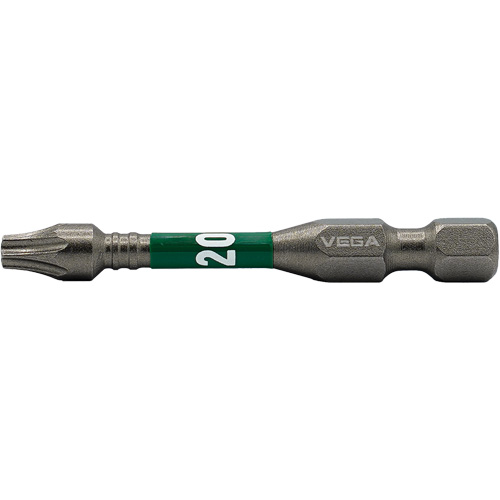 Impactech® Power Bit, Torx® Tamper, T-20 Tip, 1/4" Drive Size, 2" Length
