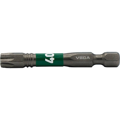 Impactech® Power Bit, Torx® Tamper, T-40 Tip, 1/4" Drive Size, 2" Length