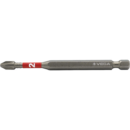 Impactech® Power Bit, Phillips, #2 Tip, 1/4" Drive Size, 3-1/2" Length