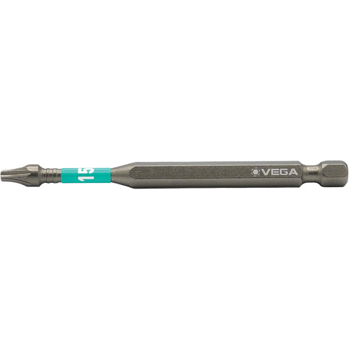 Impactech® Power Bit, Torx, T-15 Tip, 1/4" Drive Size, 3-1/2" Length