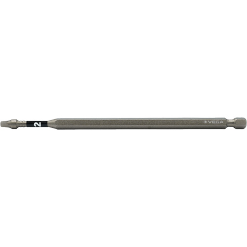 Impactech® Power Bit, Square, #2 Tip, 1/4" Drive Size, 6" Length