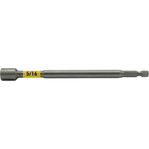 Impactech® Nut Driver, 5/16" Tip, 1/4" Drive, 6" L, Magnetic