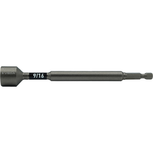 Impactech® Nut Driver, 9/16" Tip, 1/4" Drive, 6" L, Magnetic