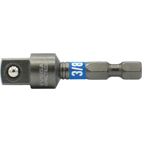 Impactech® Impact Socket Adapter, 1/4" Drive Size, 3/8" Male Size, 2" L