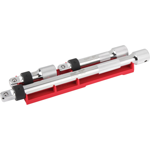 Locking Extension Set, 1/2" Drive, Chrome Finish, 3 Pcs