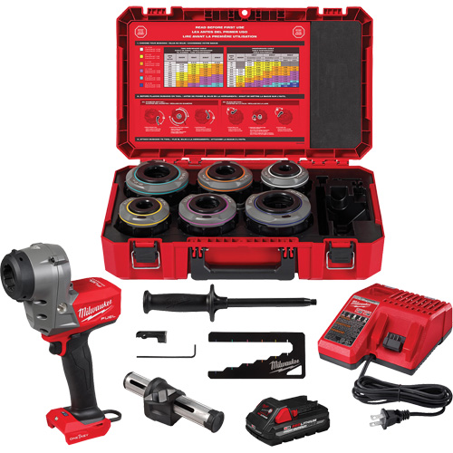 M18 FUEL™ Covered Conductor Cable Stripper Kit with Adjustable Bushings