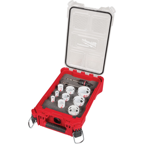 QUIK LOK™ HOLE DOZER™ Bi-Metal Kit with PACKOUT™ Compact Organizer, 12 Pieces