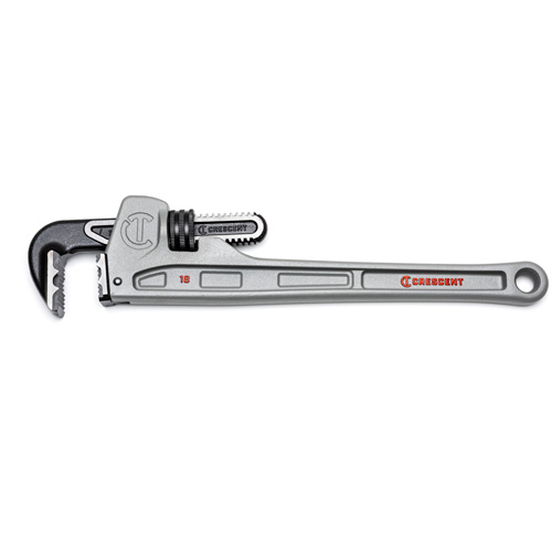 K9™ Jaw Pipe Wrench, 2-7/8" Jaw Capacity, 18" Long, Powder Coated Finish, Ergonomic Handle