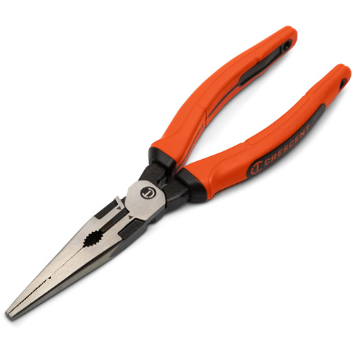 Z2™ Long Nose Plier with Dual Material Grip Rawhide Handle, 8" L