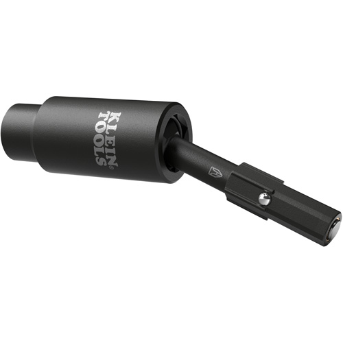 Impact Flip Socket Swivel Adapter, 1/4" Drive Size, 1/4" Male Size, Ball, 2-7/10" L