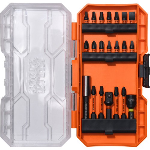 Impact Driver Bit Set, 21 Pcs., Nutsetter/Phillips/Slotted/Square/Torx®