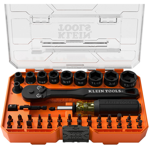 ProFlex Impact Driver Bit & Socket Set, 43 Pcs., Combo/Hex/Phillips/Slotted/Square/Torx®