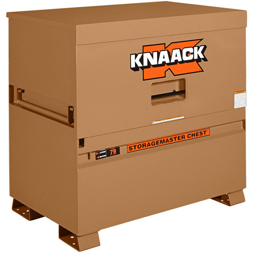 Model 79 Piano Box with 2 Padlocks, 48" W x 30" D x 49" H, Tan