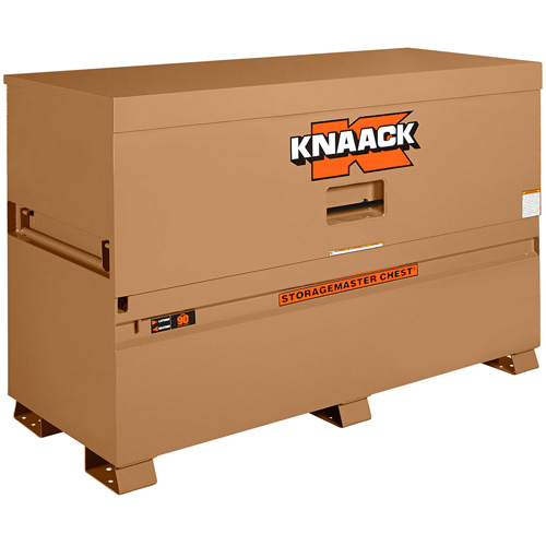 Model 90 Piano Box with Padlock, 72" W x 30" D x 49" H, Tan