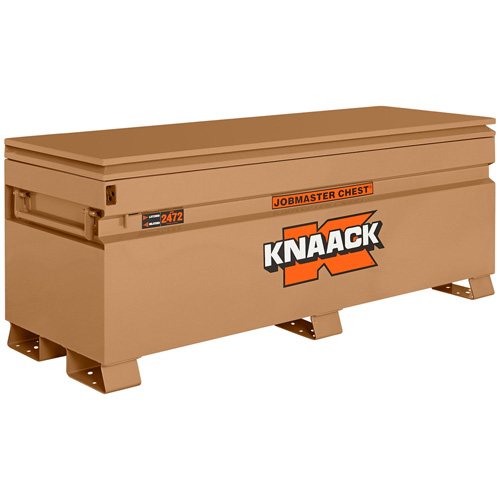 Model 2472 Jobsite Chest with Padlock, 72" x 24" x 28-1/4", Steel, Tan
