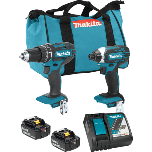 LXT Cordless Impact Driver & Hammer Drill/Driver Combo Kit, 18 V