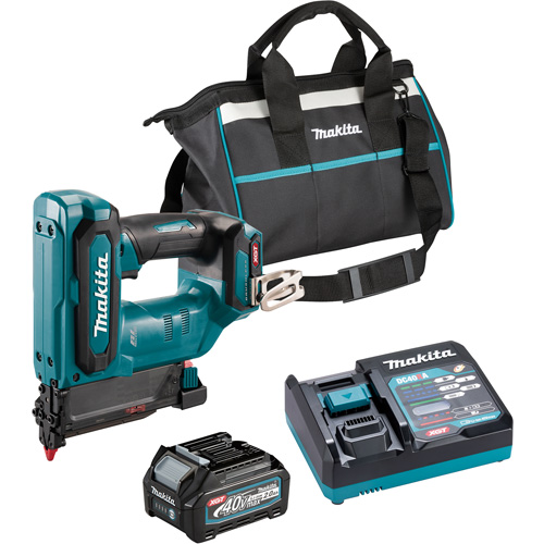 40Vmax XGT Brushless 1-3/8" 23 ga Pin Nailer Kit, 40 V, Lithium-Ion