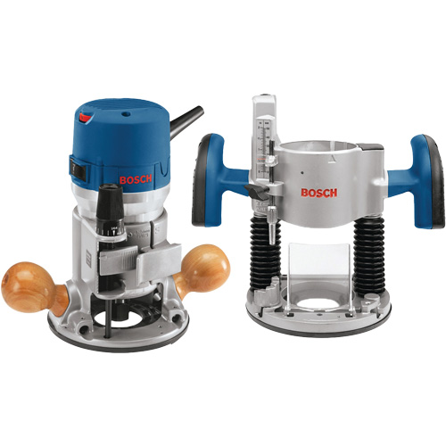 Combination Plunge- and Fixed-Base Router