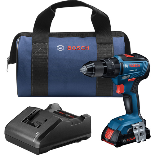 EC Brushless 1/2 In. Hammer Drill/Driver Kit, 1/2" Chuck, 18 V