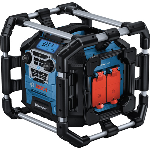 Jobsite Radio with Bluetooth® 5.0 & Power Station, Lithium-Ion, 18 V
