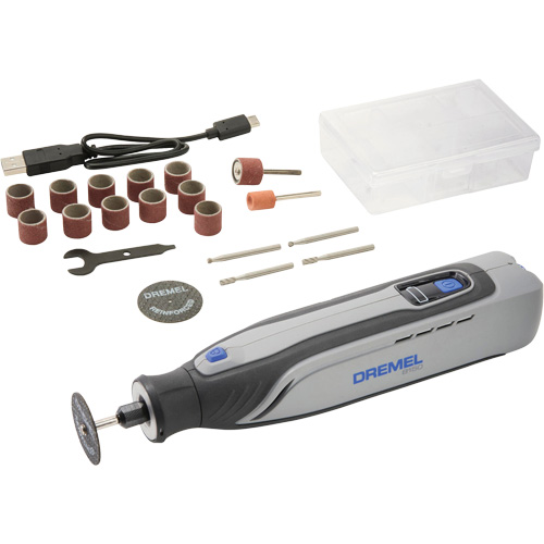 Brushless USB-C Rechargeable Rotary Tool with LED Work Light