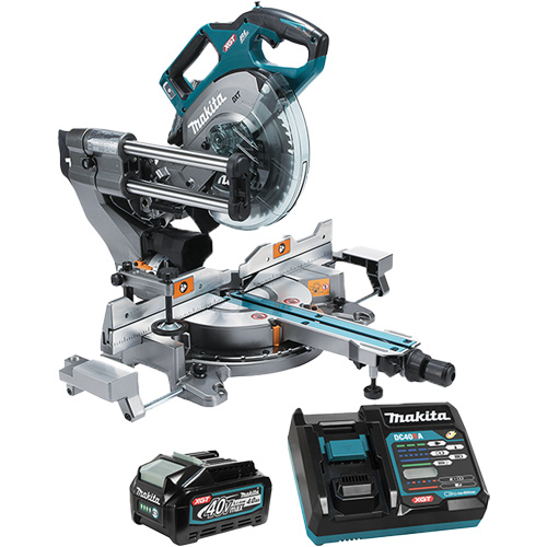 XGT Brushless Dual Compound Mitre Saw with AWS