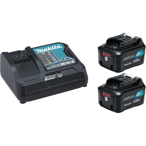 CXT Rapid Charger Starter Kit with (2) 4 Ah Batteries, 12 V, Lithium-Ion
