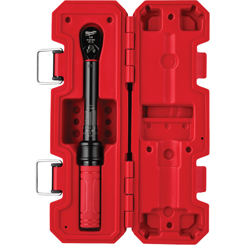 Torque Wrench, Click, 1/4" Square Drive, 4.5 - 22.6 N.m/40 - 200 in-lbs