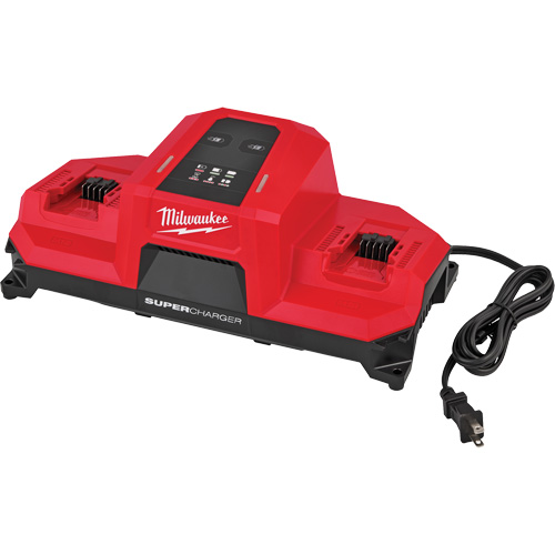 M18™ Dual Bay Simultaneous Super Charger with 4 Point Mounting, 18 V, Lithium-Ion