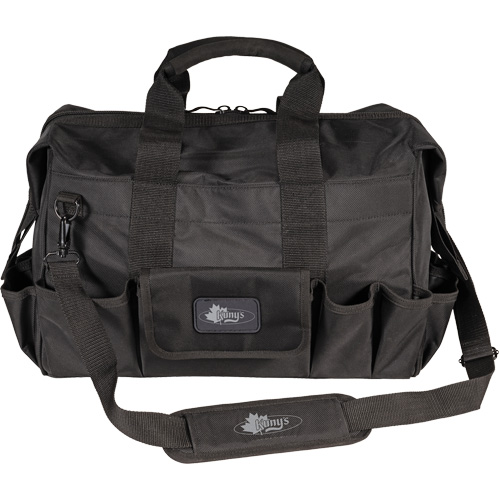 Phantom Collection 18" Contractor's Tool Bag, Ballistic Polyester, 25 Pockets, Black
