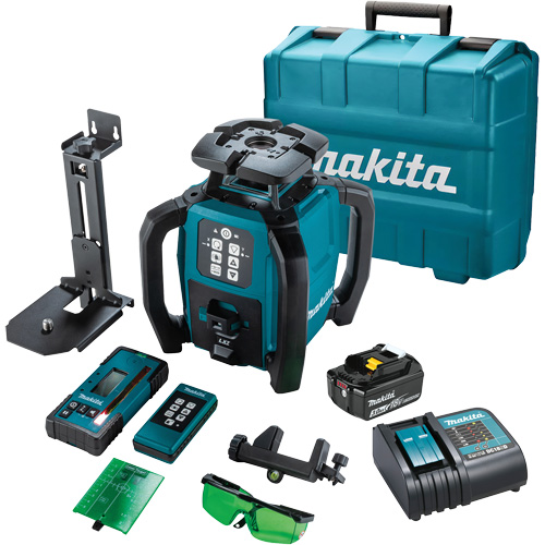 18V LXT Rotation Laser Kit, 2625' (800 m), 520 Nm
