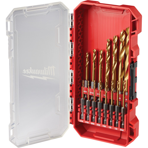 SHOCKWAVE™ Impact-Duty Drill Bit Set, 15 Pieces, Titanium