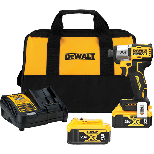 MAX* XR® 3-Speed Impact Driver Kit, 1/4", 1825 in-lbs Max. Torque, 20 V, Lithium-Ion