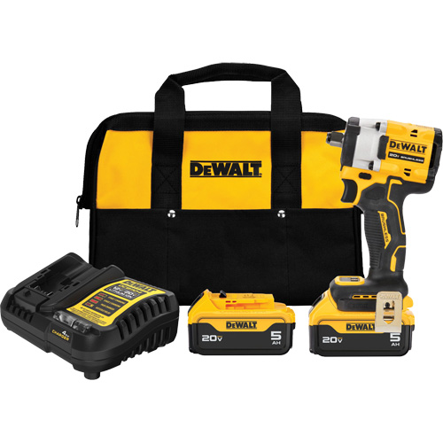 ATOMIC MAX* Cordless Impact Wrench With Hog Ring Anvil Kit, 20 V, 1/2" Socket