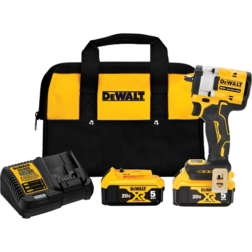 ATOMIC MAX* Cordless Impact Wrench With Hog Ring Anvil Kit, 20 V, 3/8" Socket