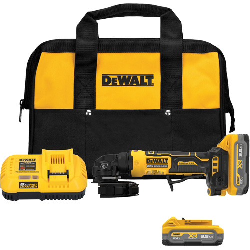 ATOMIC COMPACT SERIES™ MAX* Angle Grinder Kit with XR POWERSTACK™, 4" Wheel, 20 V