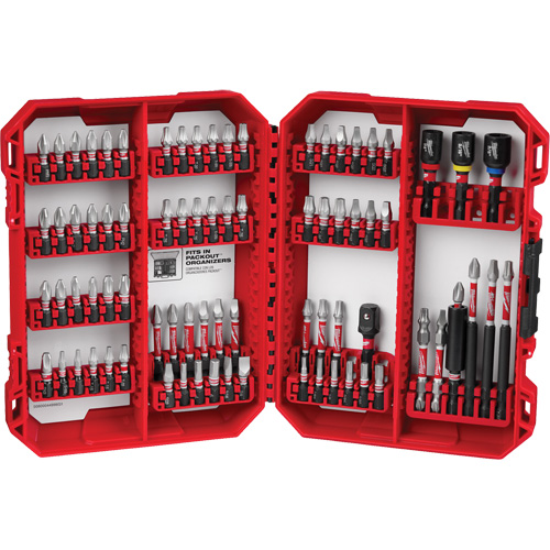 Shockwave™ Impact Duty™ Driver Bit Set, 80 Pcs., Hex/Nutsetter/Phillips/Slotted/Square/Torx®