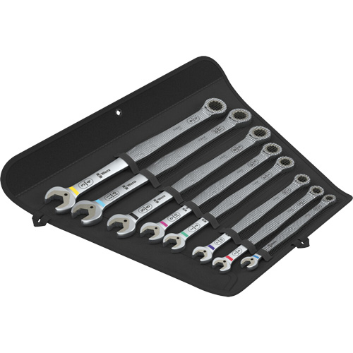 Joker 8 Spanner Set, Ratcheting Combination, 8 Pieces, Imperial