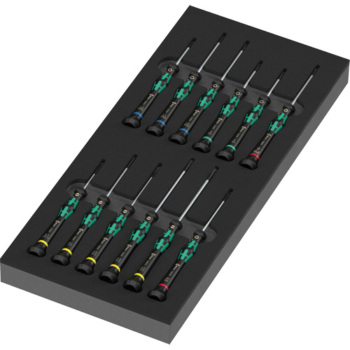 Foam Insert Kraftform Micro Screwdriver Set 2, 13 Pcs.