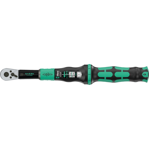 Adjustable Click-Torque Lock A 5 Torque Wrench with Torque Lock Function, Click, 1/4" Square Drive, 1 - 18 lbf. Ft