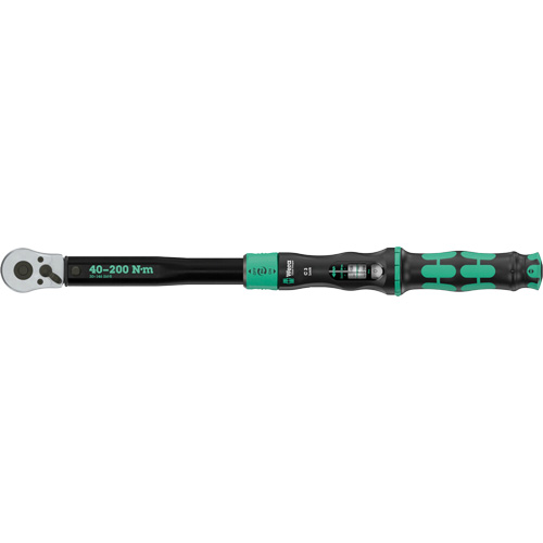 Adjustable Click-Torque Lock C 3 Torque Wrench with Torque Lock Function, Click, 1/2" Square Drive, 30 - 146 lbf. Ft