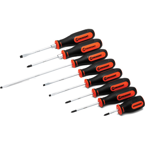 Dual Material Screwdriver Set, 8 Pcs.
