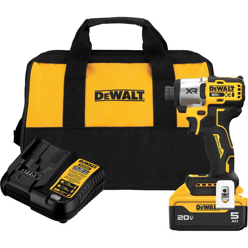 XR® 3-Speed Brushless Cordless Impact Driver Kit, 20 V, 1/4" Socket