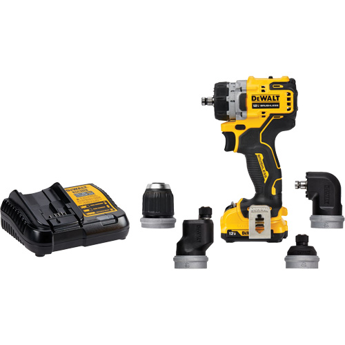 XTREME™ Brushless Cordless 5-in-1 Drill/Driver Kit, Lithium-Ion, 12 V, 3/8" Chuck